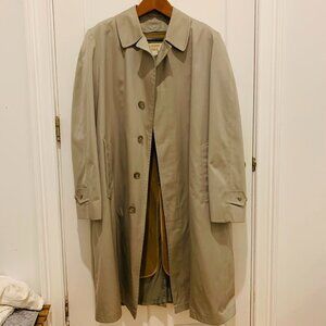 London Towne London Fog Mens Lined Rain Trent Coat
